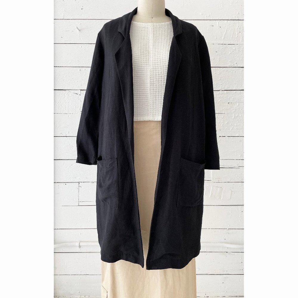 First Rite linen duster / overcoat